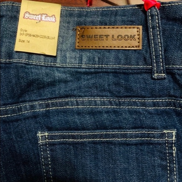 SWEET LOOK Destroyed Medium Wash Skinny Jeans - Picture 8 of 8